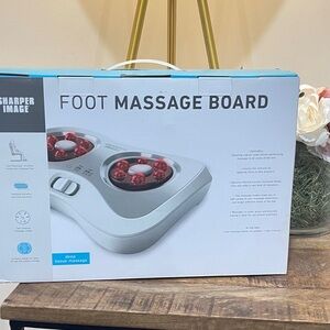 Sharper Image Gray and Red Foot Massager